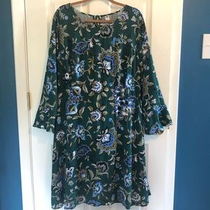 Old Navy Trumpet Sleeve Dress 18